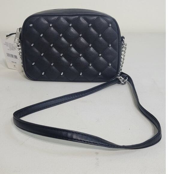 Rebecca Minkoff Small Crossbody Diamond Studded Leather Crossbody Purse NWT - Picture 1 of 13